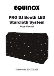Equinox Systems PRO DJ Booth LED Starcloth System User Manual