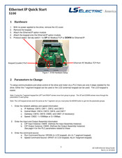 LS ELECTRIC S100 Quick Start