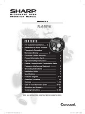 Sharp R-659YK Operation Manual