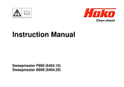 HAKO Sweepmaster B800 Instruction Manual