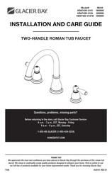 Glacier bay HD67420-3101 Installation And Care Manual