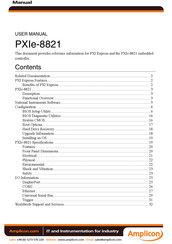Amplicon PXIe-8821 User Manual