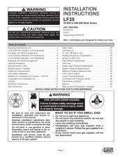 Adp LF25-250/400 Installation Instructions Manual