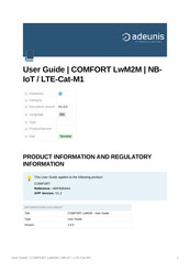 Adeunis RF COMFORT LwM2M User Manual