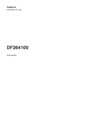 Gaggenau DF264100 Instructions For Use Manual