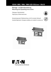Eaton CEAG 58011 LED CGLine+ 1-8h/D Mounting And Operating Instructions