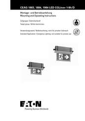 Eaton CEAG 1984 LED CGLine+ 1-8h/D Mounting And Operating Instructions