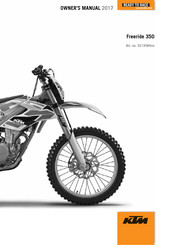 KTM Freeride 350 2017 Series Owner's Manual