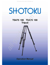Shotoku TDA75 Operation Manual