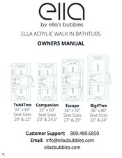 Ella's Bubbles ELLA Companion Owner's Manual
