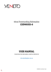 Veneto CSDW60SS-6 User Manual