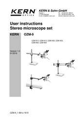 Kern Optics OZM-9 Series User Instructions