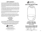 Guardian H975AR Use & Care Instructions Manual