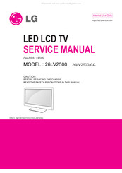 LG 26LV2500-CC Service Manual