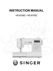 Singer HD 6705C Instruction Manual