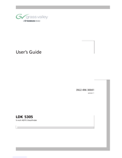 THOMSON grass valley LDK 5305 User Manual