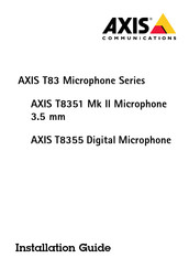 Axis T8351 Installation Manual