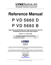 Lynx P VD 5660 D Reference Manual