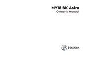 HOLDEN BK Astra 2018 Owner's Manual