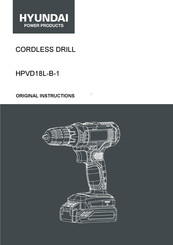 Hyundai power products HPVD18L-B-1 Original Instructions Manual