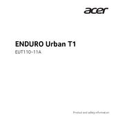 Acer ENDURO Urban T1 Product And Safety Information