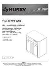 Husky 1005430627 Use And Care Manual