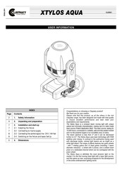 ARRI CJ3001 User Information