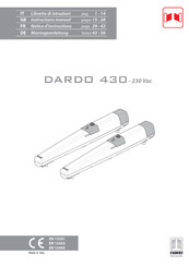 Fadini DARDO 430 Instruction Manual