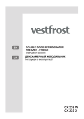 Vestfrost CX 232 W Instruction Booklet