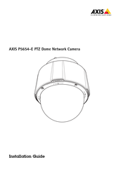 Axis P5654-E Installation Manual