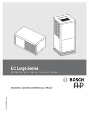 Bosch FHP EC120 Installation, Operation And Maintenance Manual