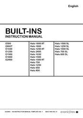 Evonicfires Halo 1500 Instruction Manual