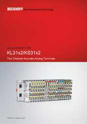 Beckhoff KL31 2 Series Manual