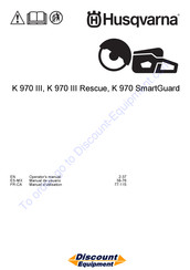 Husqvarna K 970 SmartGuard Operator's Manual