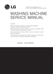 LG WD14060D6 Service Manual