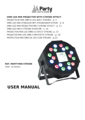 Party Light & Sound PARTY-PAR-STROBE User Manual