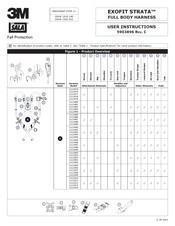 3M DBI SALA EXOFIT STRATA 1112475 User Instructions