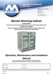 Malmet B210WB Operation, Maintenance And Installation Manual