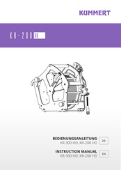 Kummert KR-300 HD Instruction Manual