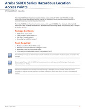 Aruba R6W11A Installation Manual