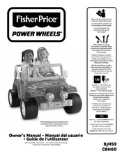 Fisher-Price POWER WHEELS CBH60 Owner's Manual