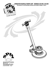 Spin Twin-Spin 20 Operator's Manual