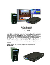 ChyTV HD multi-SDI Quick Start Manual