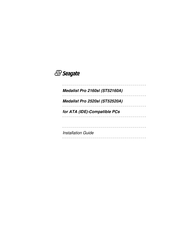 Seagate Medalist Pro 2520sl Installation Manual