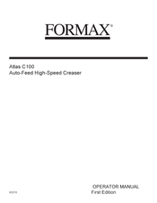 Formax Atlas C100 Operator's Manual