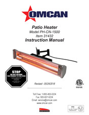 Omcan 31432 Instruction Manual