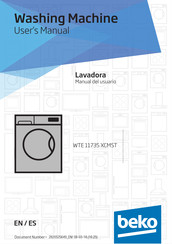 Beko WTE 11735 XCMST User Manual