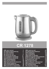 camry CR 1278 User Manual