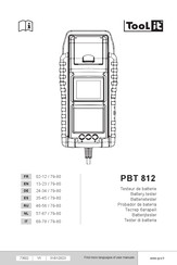 Tool it PBT 812 Operating Manual
