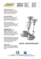 Ghibli Ergoline SB143 H16 Operator's Manual